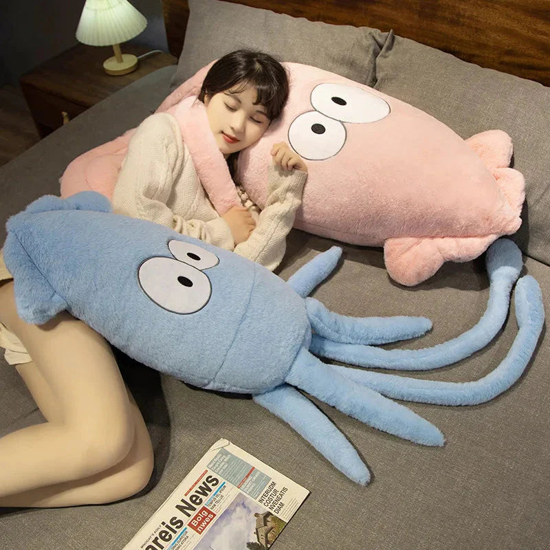 Cute Giant Squid Plushie-Enchanted peach