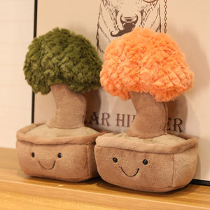 Cute Little Bonsai Tree Buddy Plushies-Enchanted peach