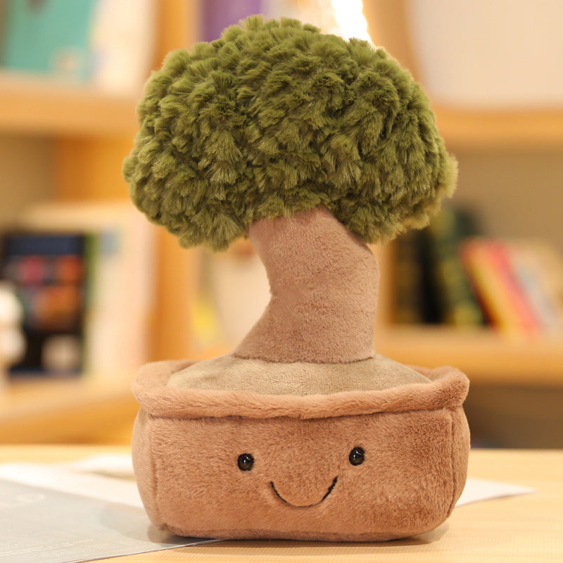 Cute Little Bonsai Tree Buddy Plushies-Enchanted peach