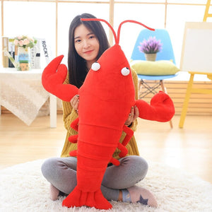 Cute Red Lobster Plushie-Enchanted peach