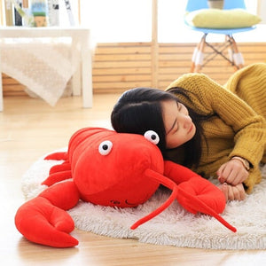 Cute Red Lobster Plushie-Enchanted peach