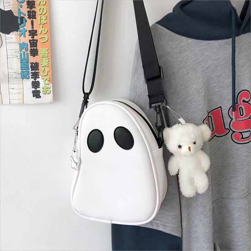 Cute Round Ghost Bag-Enchanted peach