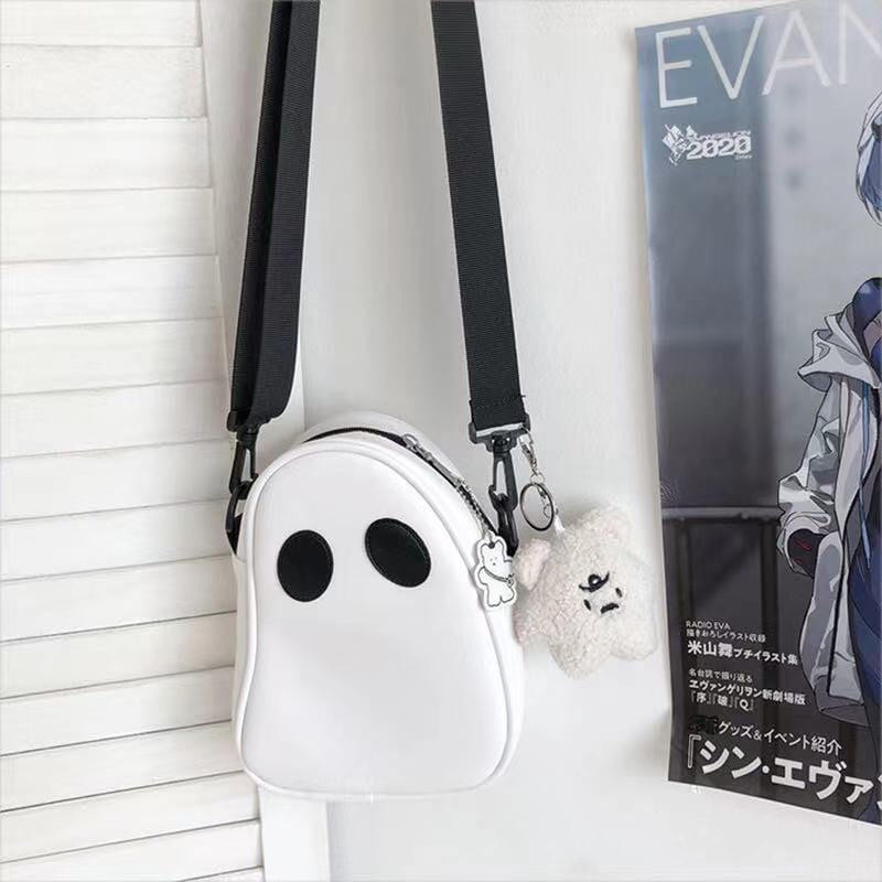 Cute Round Ghost Bag-Enchanted peach