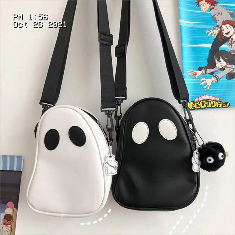 Cute Round Ghost Bag-Enchanted peach