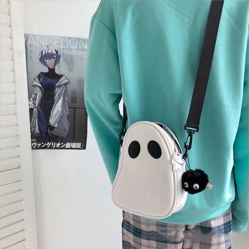 Cute Round Ghost Bag-Enchanted peach