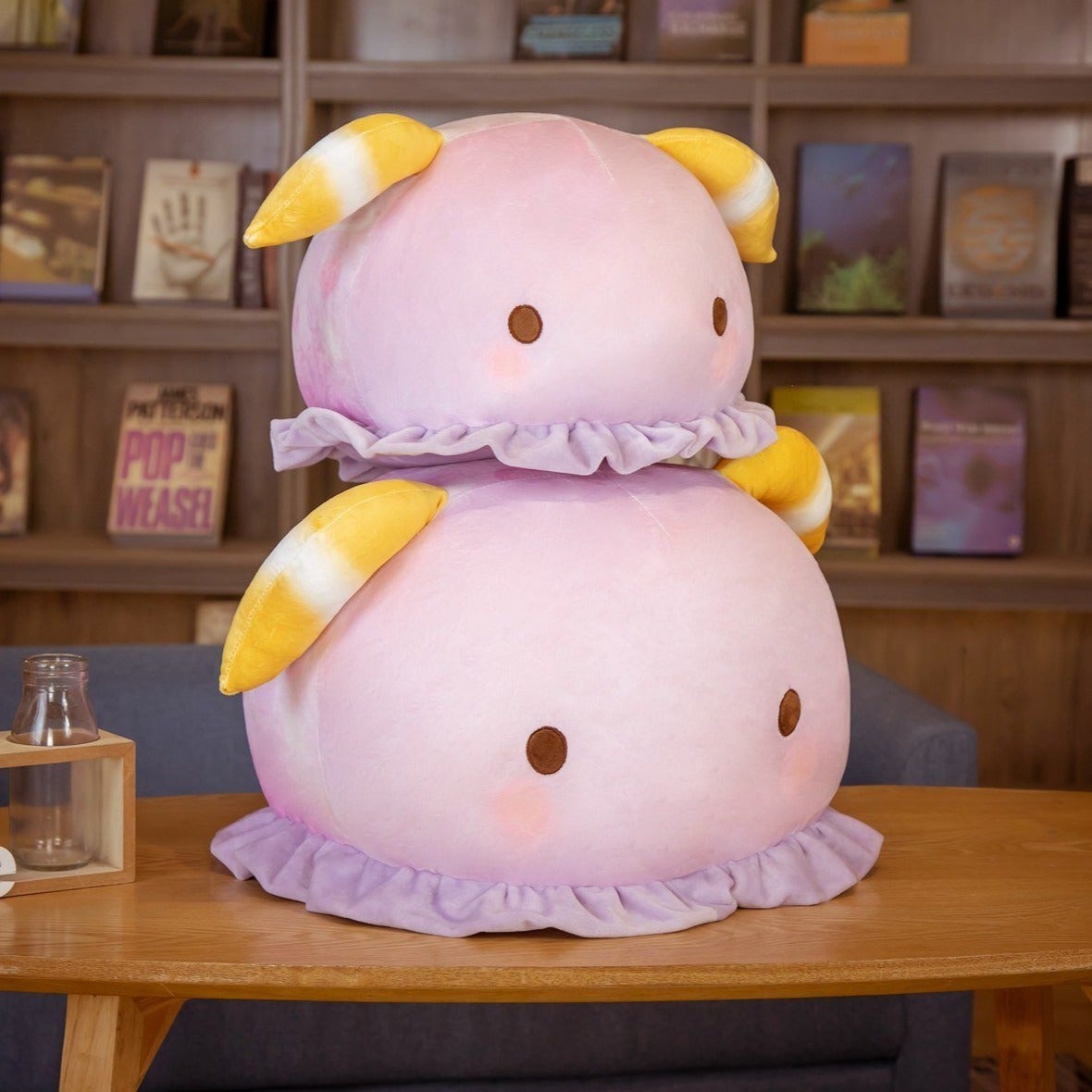 Cute Sea Snail Plushies-Enchanted peach