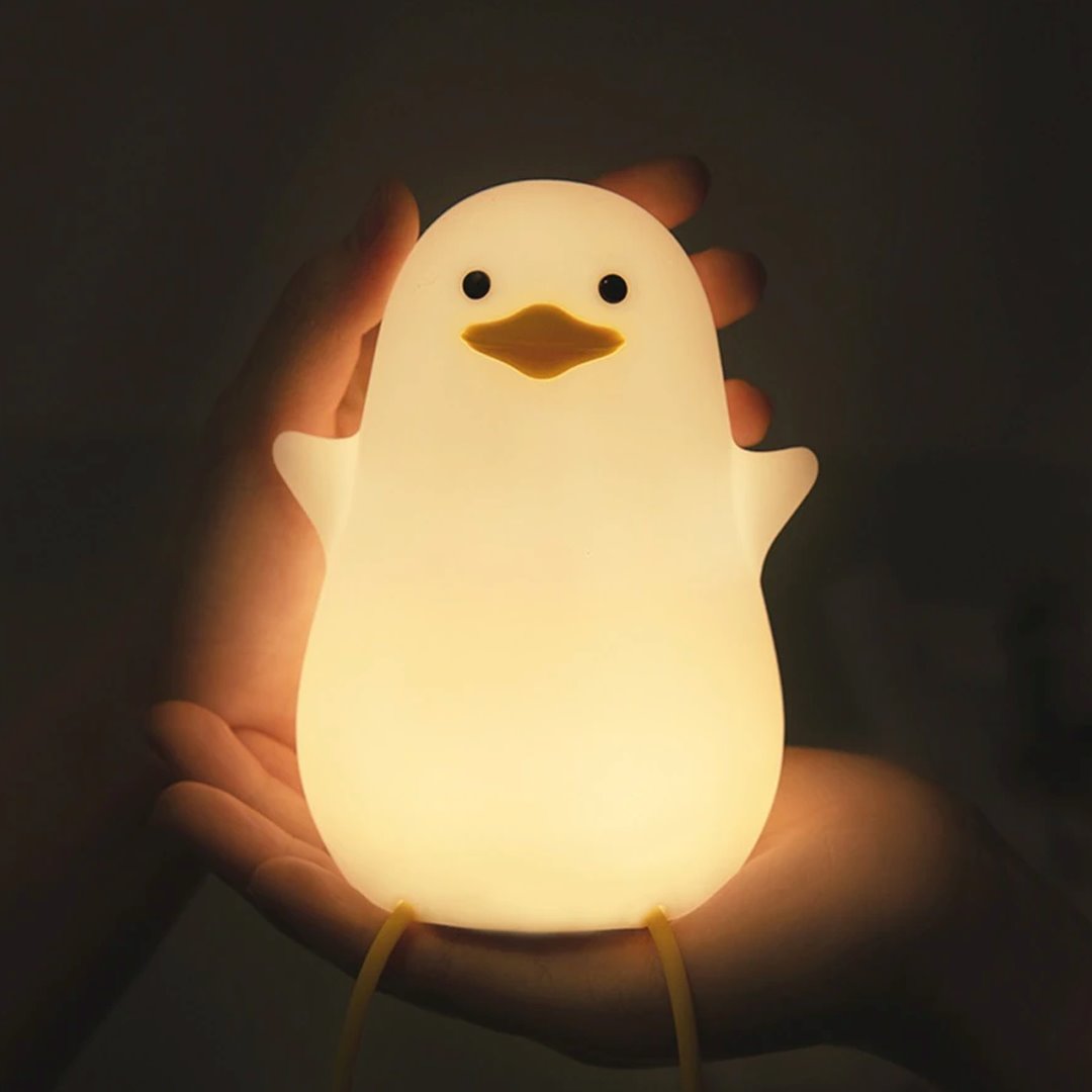 Cute Seagull LED Night Light-Enchanted peach