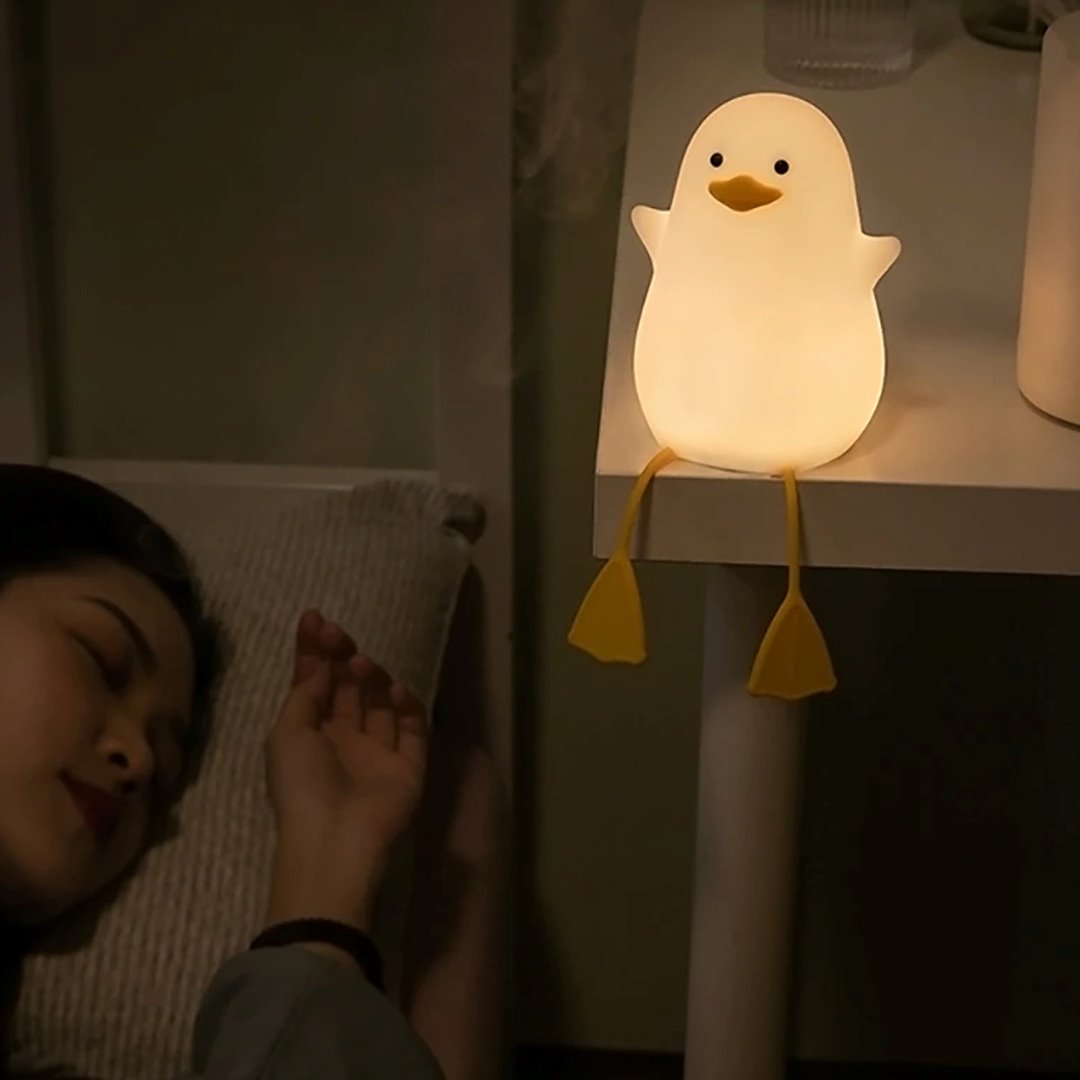 Cute Seagull LED Night Light-Enchanted peach