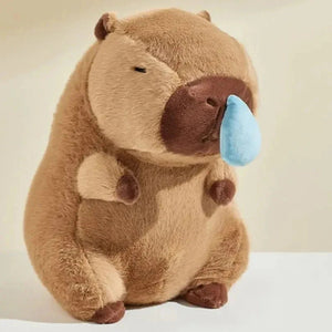 Cute Snotty Capybara Runny Nose Plushie-Enchanted peach