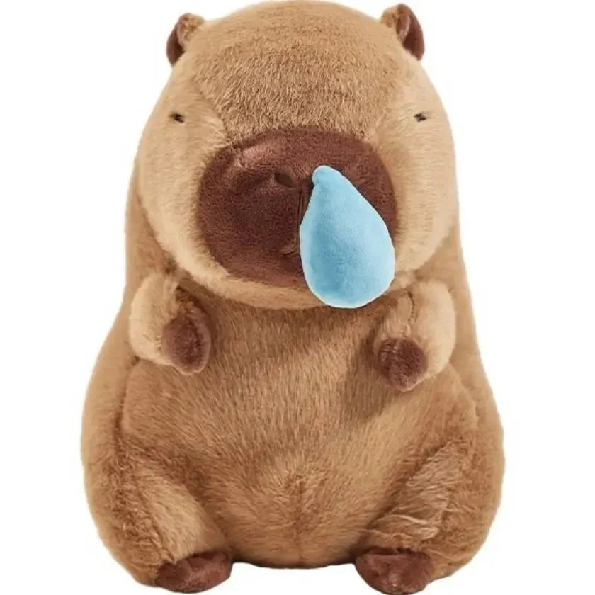 Cute Snotty Capybara Runny Nose Plushie-Enchanted peach