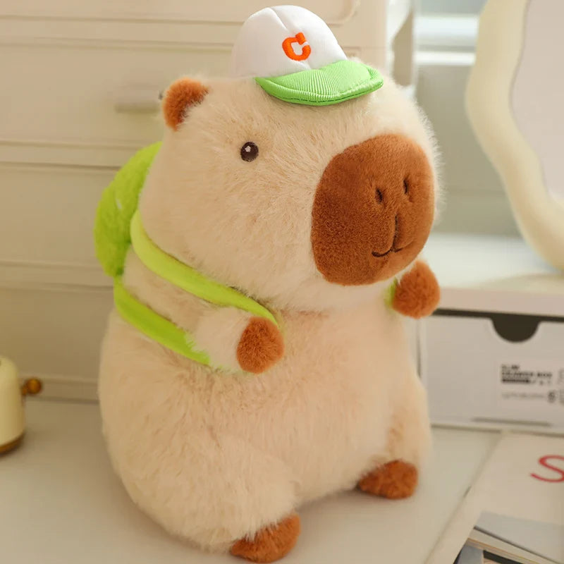 Cute Sporty Capybara Plushie-Enchanted peach