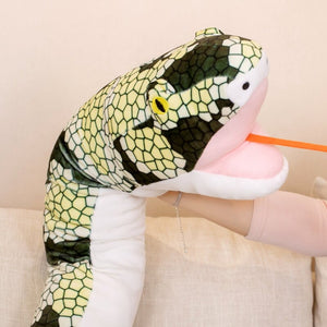 Diablo & Ivy the 63" Snake Plushies-Enchanted peach