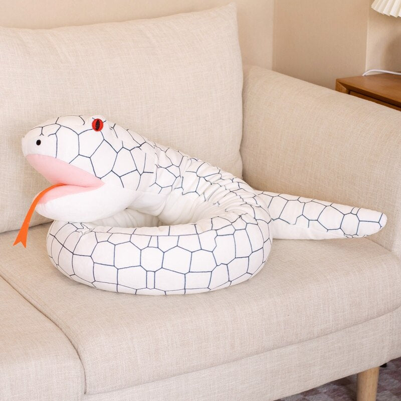 Diablo & Ivy the 63" Snake Plushies-Enchanted peach