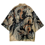 Dragon Unisex Kimono Collection-Enchanted peach