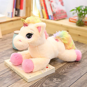 Dream Rainbow Unicorn Plush-Enchanted peach