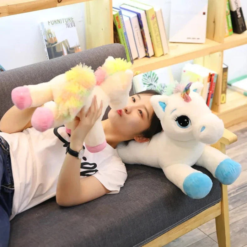 Dream Rainbow Unicorn Plush-Enchanted peach