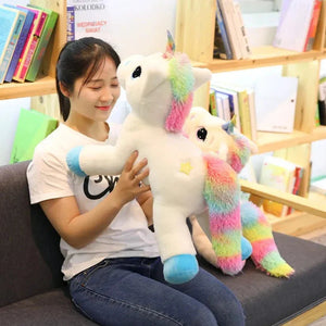 Dream Rainbow Unicorn Plush-Enchanted peach