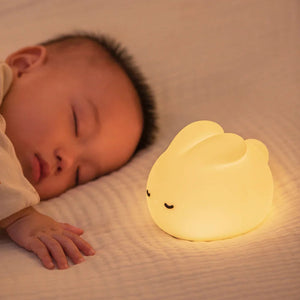 Dreaming Bunny LED Night Light-Enchanted peach