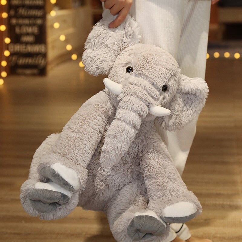 Eco Fluffy Elephant Family-Enchanted peach