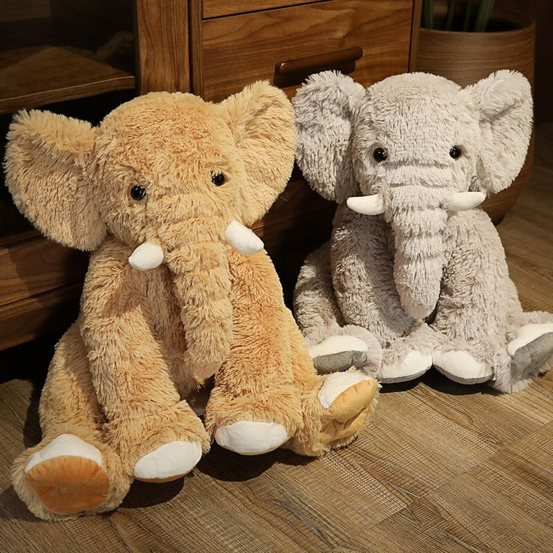 Eco Fluffy Elephant Family-Enchanted peach