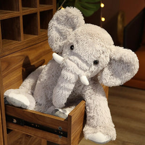 Eco Fluffy Elephant Family-Enchanted peach