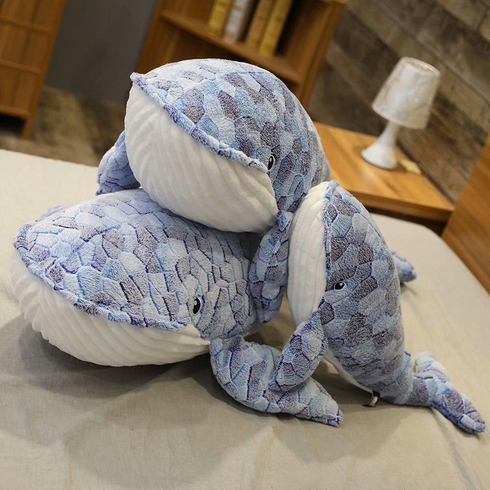 Ed the Giant Whale Plushie-Enchanted peach