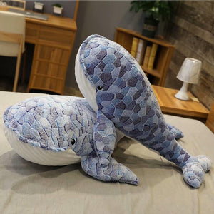 Ed the Giant Whale Plushie-Enchanted peach