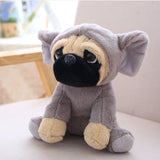 Family of Pug Plushies-Enchanted peach