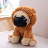 Family of Pug Plushies-Enchanted peach