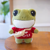 Finley the Mini Frog Plushie Collection-Enchanted peach