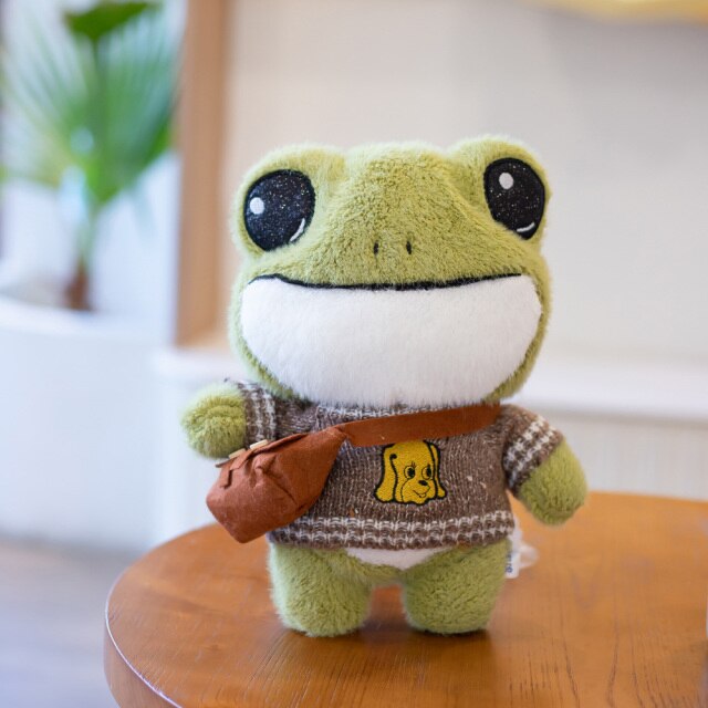 Finley the Mini Frog Plushie Collection-Enchanted peach