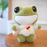 Finley the Mini Frog Plushie Collection-Enchanted peach