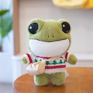 Finley the Mini Frog Plushie Collection-Enchanted peach