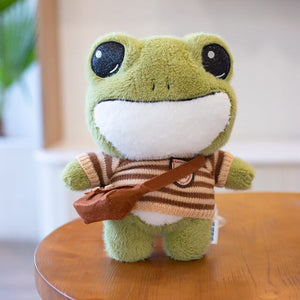 Finley the Mini Frog Plushie Collection-Enchanted peach