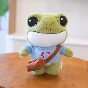 Finley the Mini Frog Plushie Collection-Enchanted peach