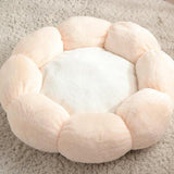 Flower Shaped Cat Bed-Enchanted peach