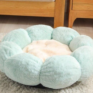 Flower Shaped Cat Bed-Enchanted peach