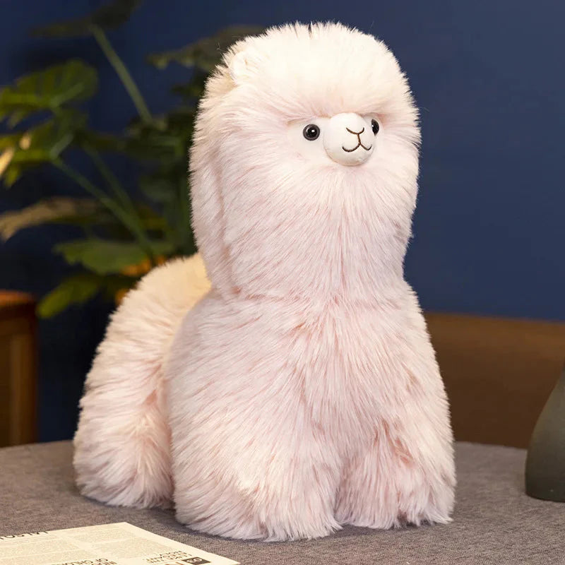 Fluffiest Alpaca Llama Pastel Plushies-Enchanted peach