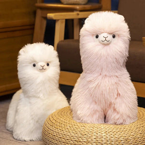 Fluffiest Alpaca Llama Pastel Plushies-Enchanted peach