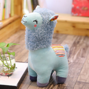 Fluffy Alpaca Family-Enchanted peach