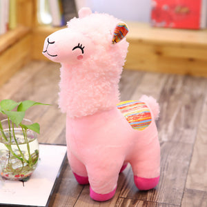 Fluffy Alpaca Family-Enchanted peach