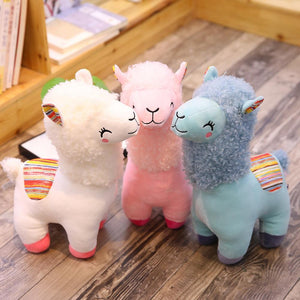 Fluffy Alpaca Family-Enchanted peach