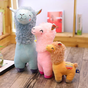 Fluffy Alpaca Family-Enchanted peach