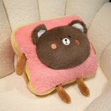 Fluffy Animal Toastie Plushie Hand Warmer Collection-Enchanted peach