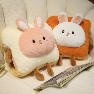 Fluffy Animal Toastie Plushie Hand Warmer Collection-Enchanted peach