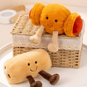 Fluffy Breakfast Bakery Plushie Collection-Enchanted peach