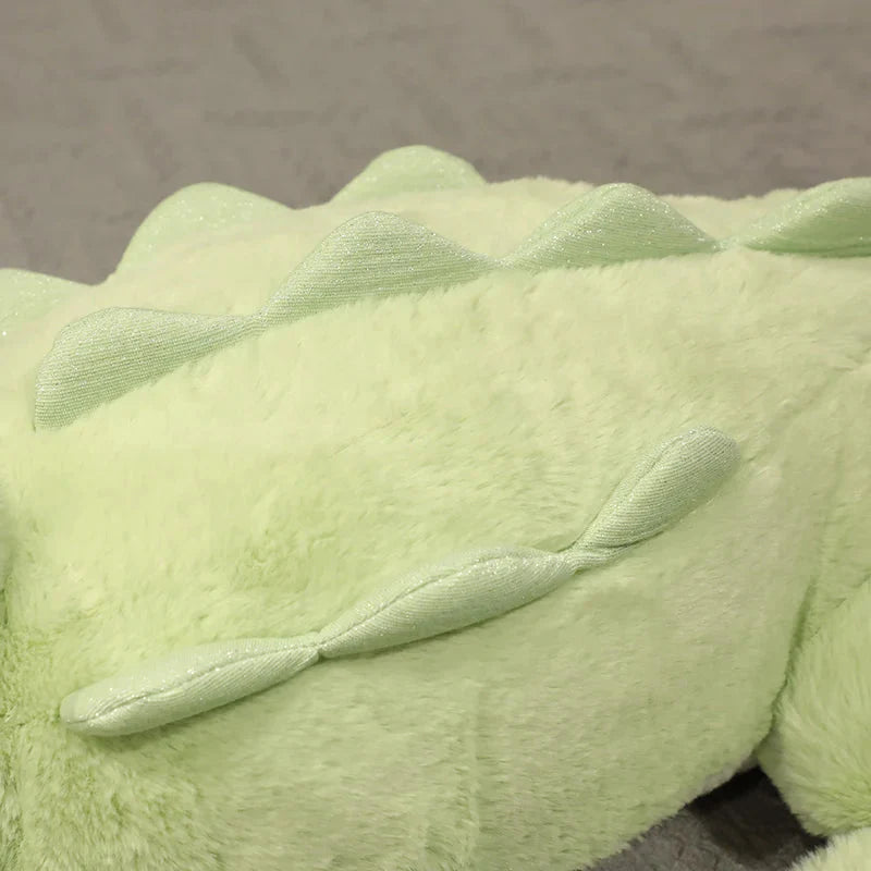 Fluffy Cheerful Crocodile Alligator Plushies-Enchanted peach