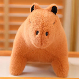 Fluffy Cute Capybara Plushie-Enchanted peach