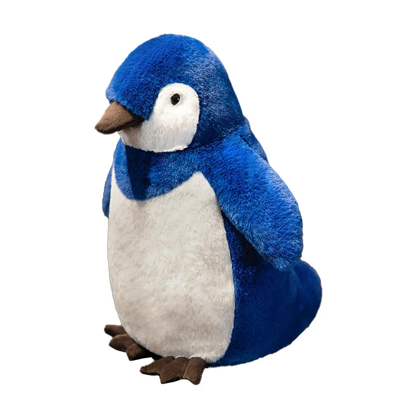 Fluffy King Penguin Plushie Soft Toy-Enchanted peach