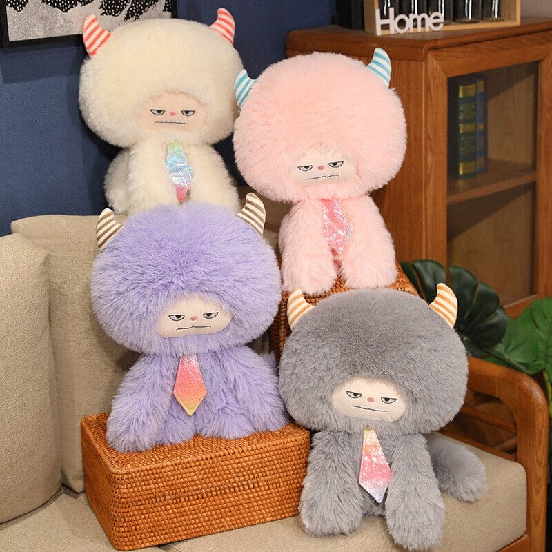 Fluffy Monsters Plushie Family-Enchanted peach